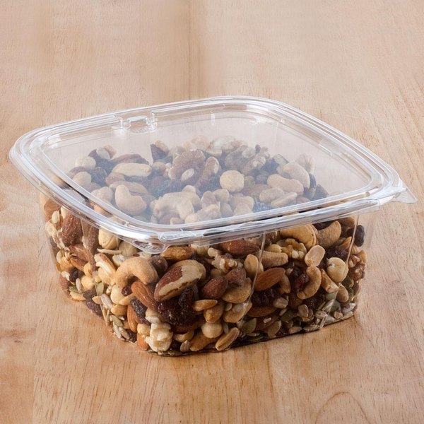 48 oz. Clear Hinged Deli Fruit Container 200/CS