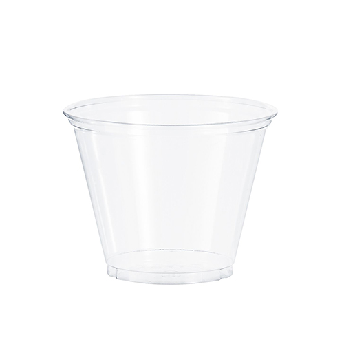 Solo UltraClear TP9R 9 oz. Clear PET Plastic Squat Cold Cup - 1000/Case