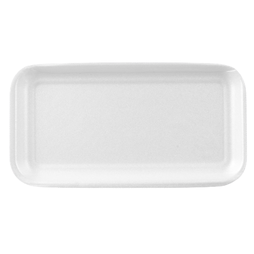 Pactiv Foam Meat Tray, 4S, White, 500/cs