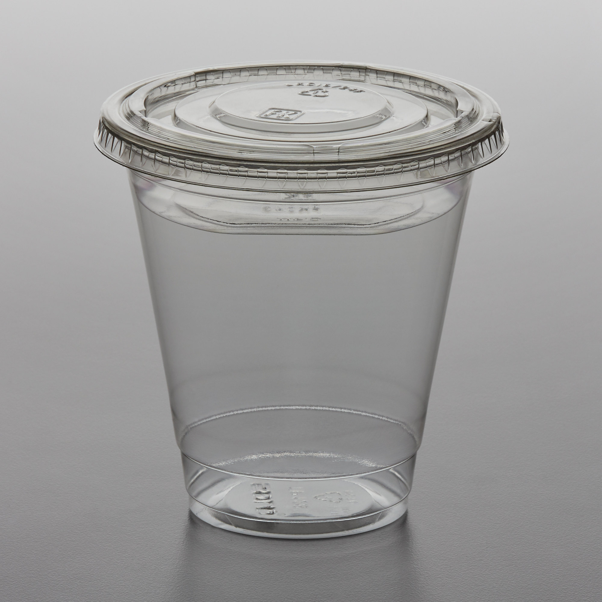 Fabri-Kal CI4W 4 oz. Clear PET Wide Parfait Insert - 1000/Case