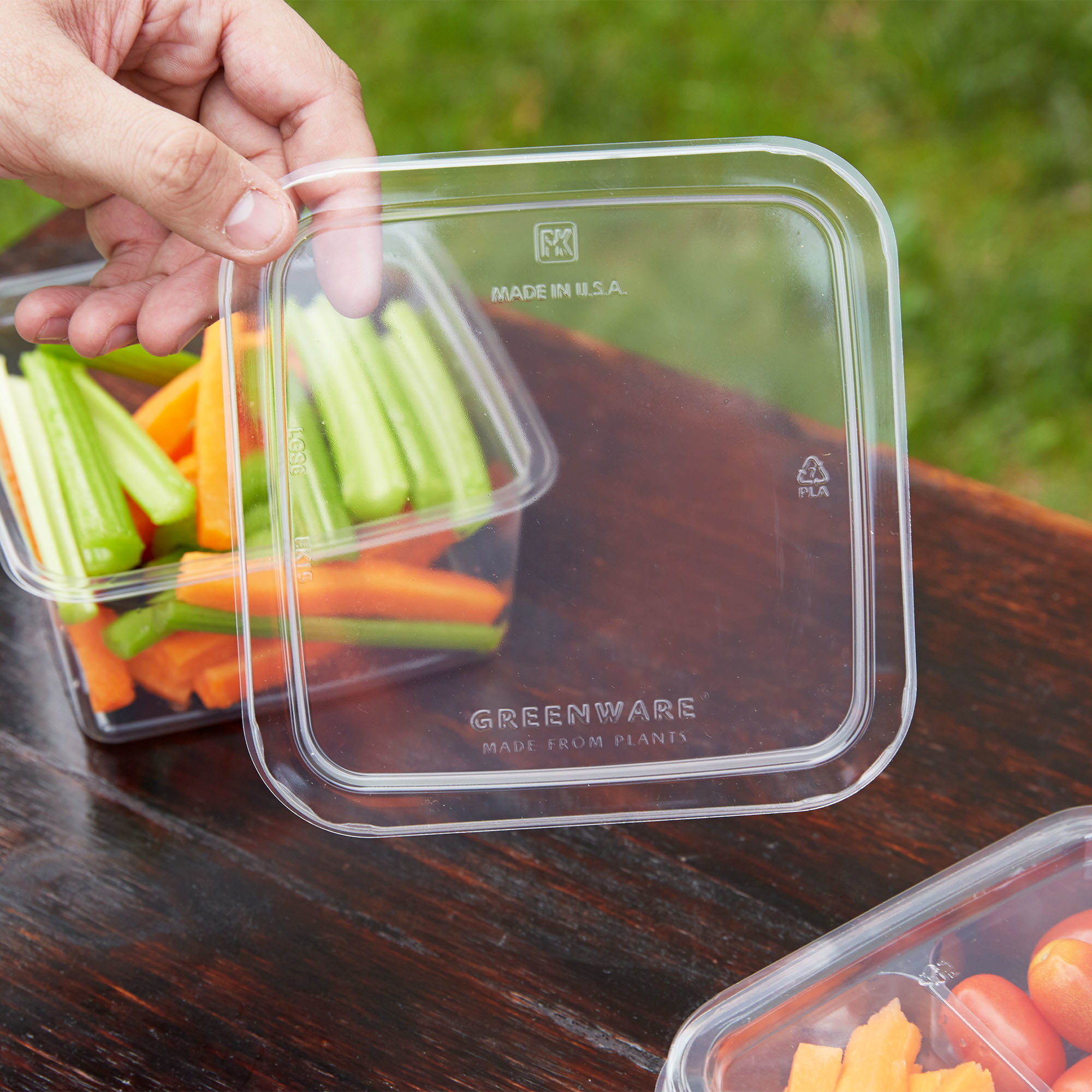 Greenware 4-Compartment Snack Box –