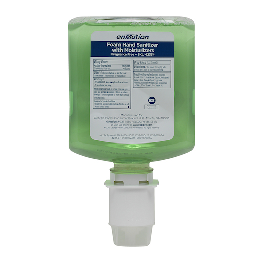 Enmotion® Gen2 1000 ml Moisturizing Foam Hand Sanitizer Dispenser Refills