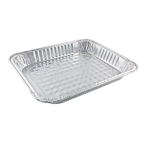 Large Rectangular Disposable Aluminum Foil Steam Table Baking Roast Pans with Flat Lids Half Size 13 x 10 25 Pack
