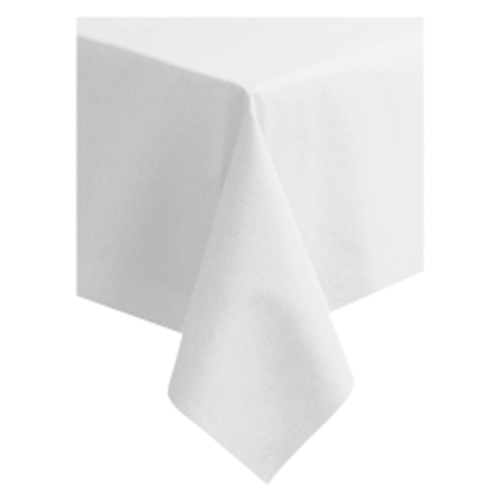 Hoffmaster 210441 50" x 108" LinenLike White Table Cover