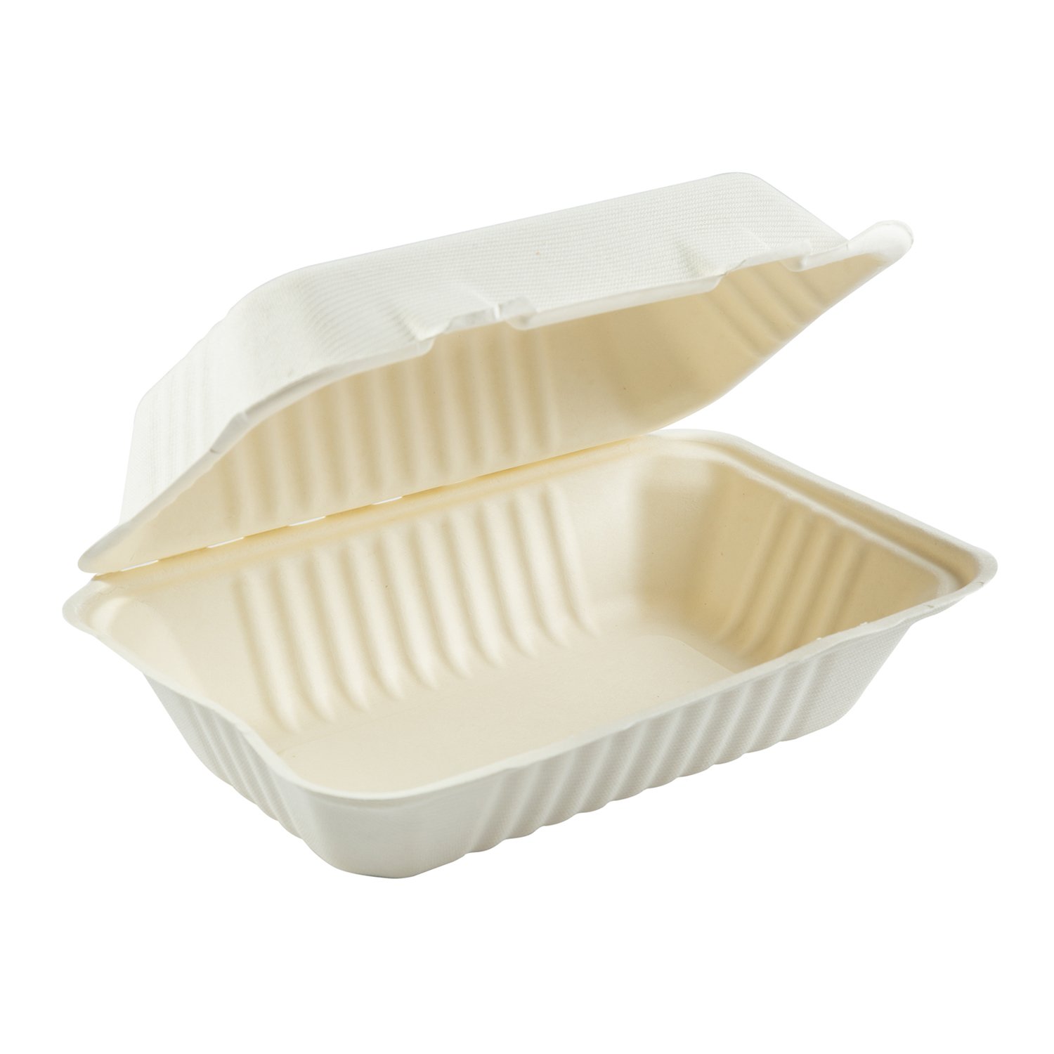 3 Compartment Meal Tray with Lid, Eco Friendly, Biodegradable & Disposable  Compartment Meal Tray with Smart Lock