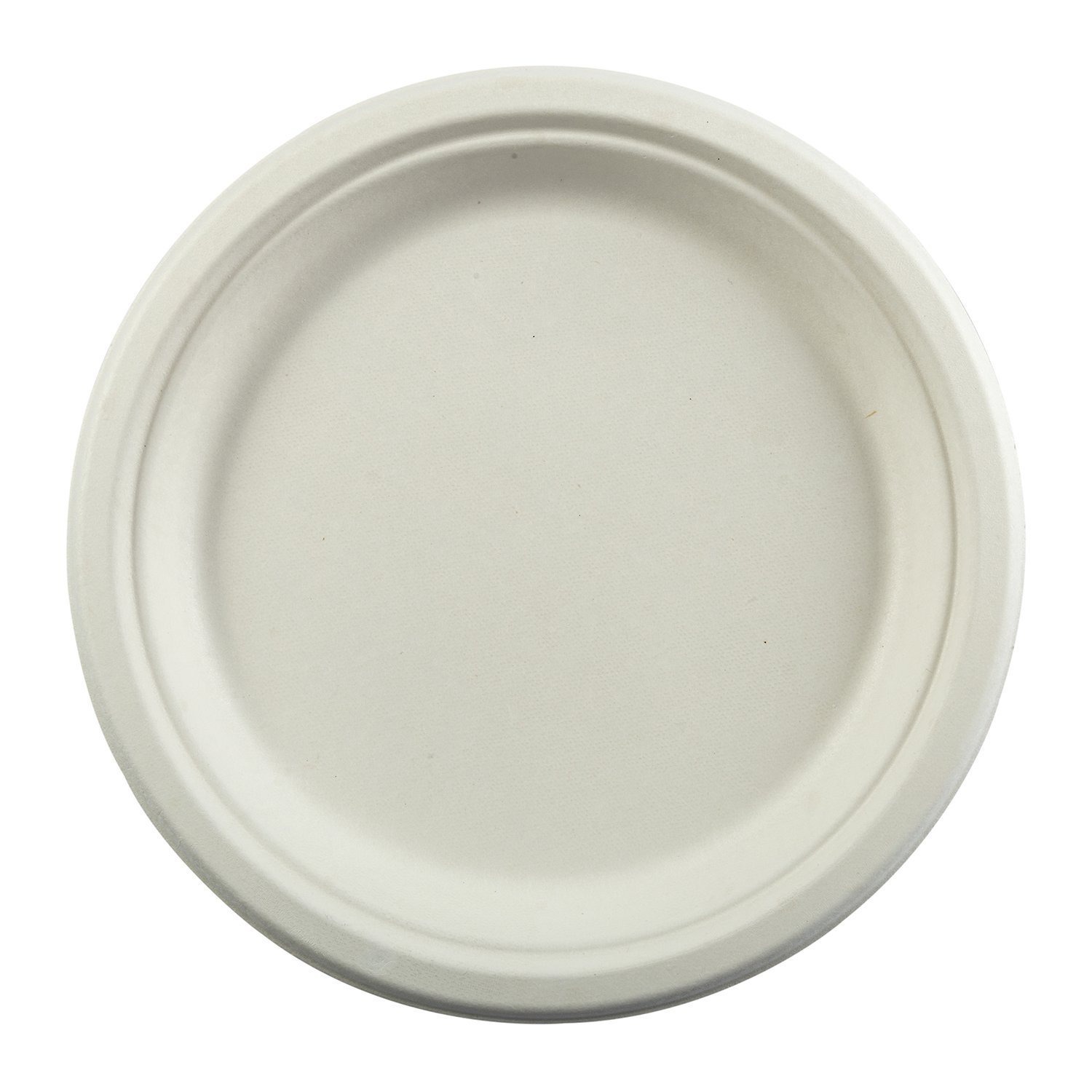 Claycoat Ribbed Paper Plates