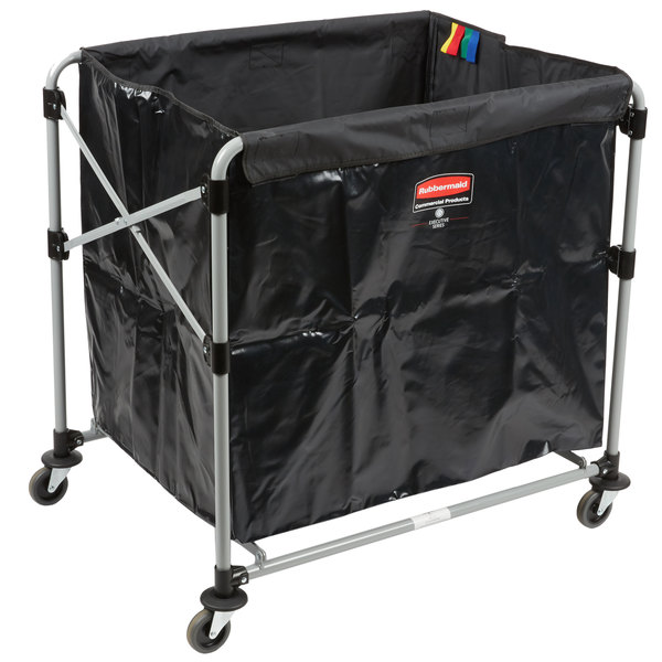 Rubbermaid 1881750 Laundry Cart - 8 Bushel Collapsible X-Cart