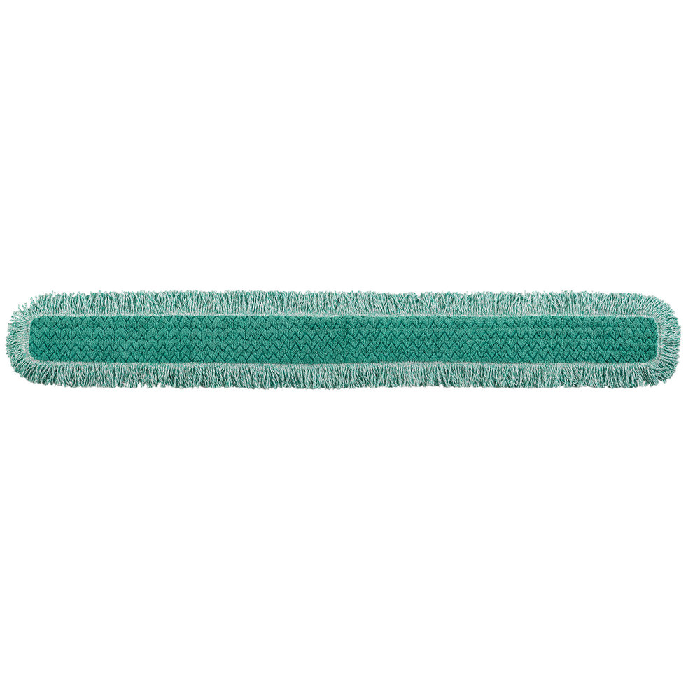 Rubbermaid FGQ46000GR00 HYGEN 60 Green Microfiber Fringed Dust Mop Pad