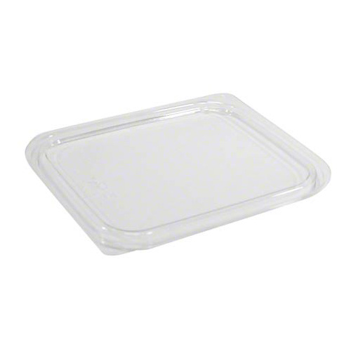 Sabert Clear Lid for 18 oz. Two-Compartment Medium Snack Box 569570B450