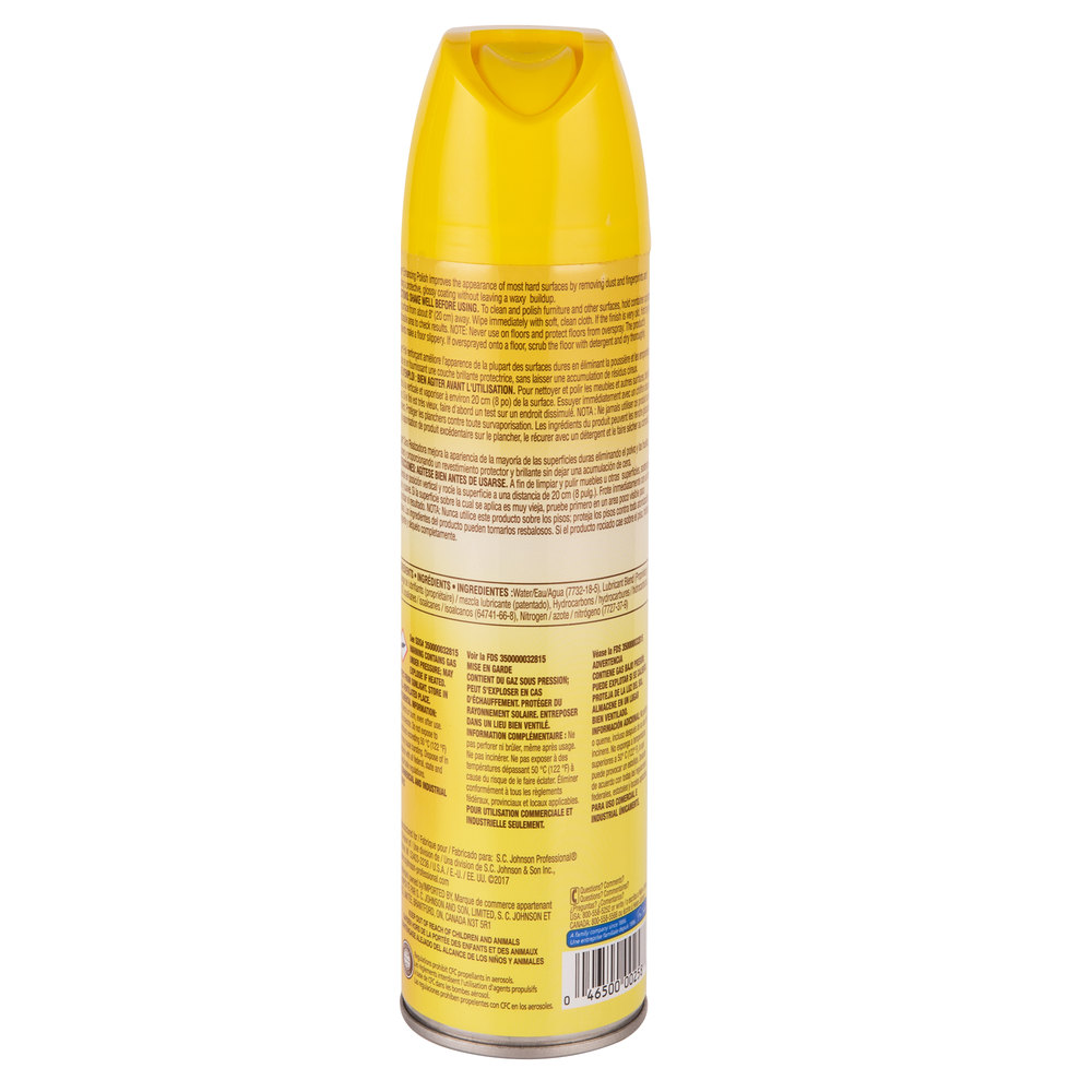SC Johnson Pledge® 301168 Beautify 14.2 oz. Lemon Enhancing Furniture ...
