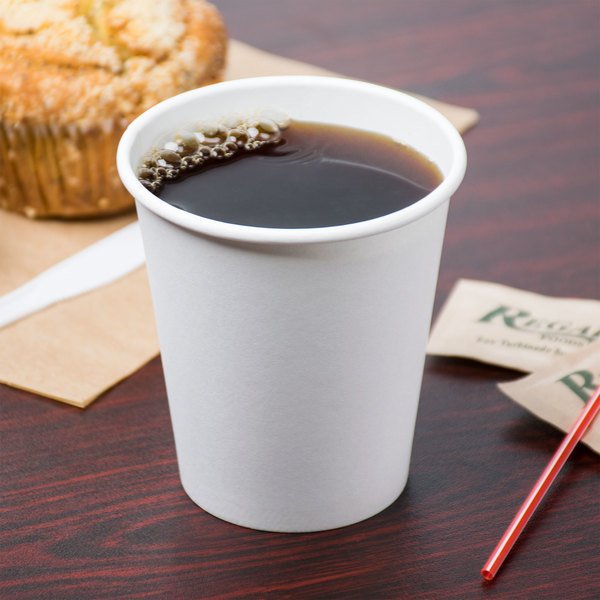 Amaxe Direct 6 oz - 300 count Pack White Paper hot Cups l
