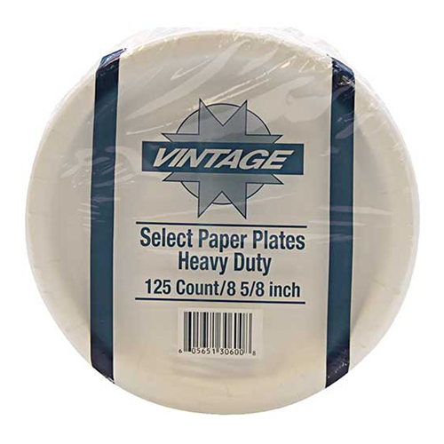 Aspen 30200 6 Uncoated Paper Plates 1000 / Case
