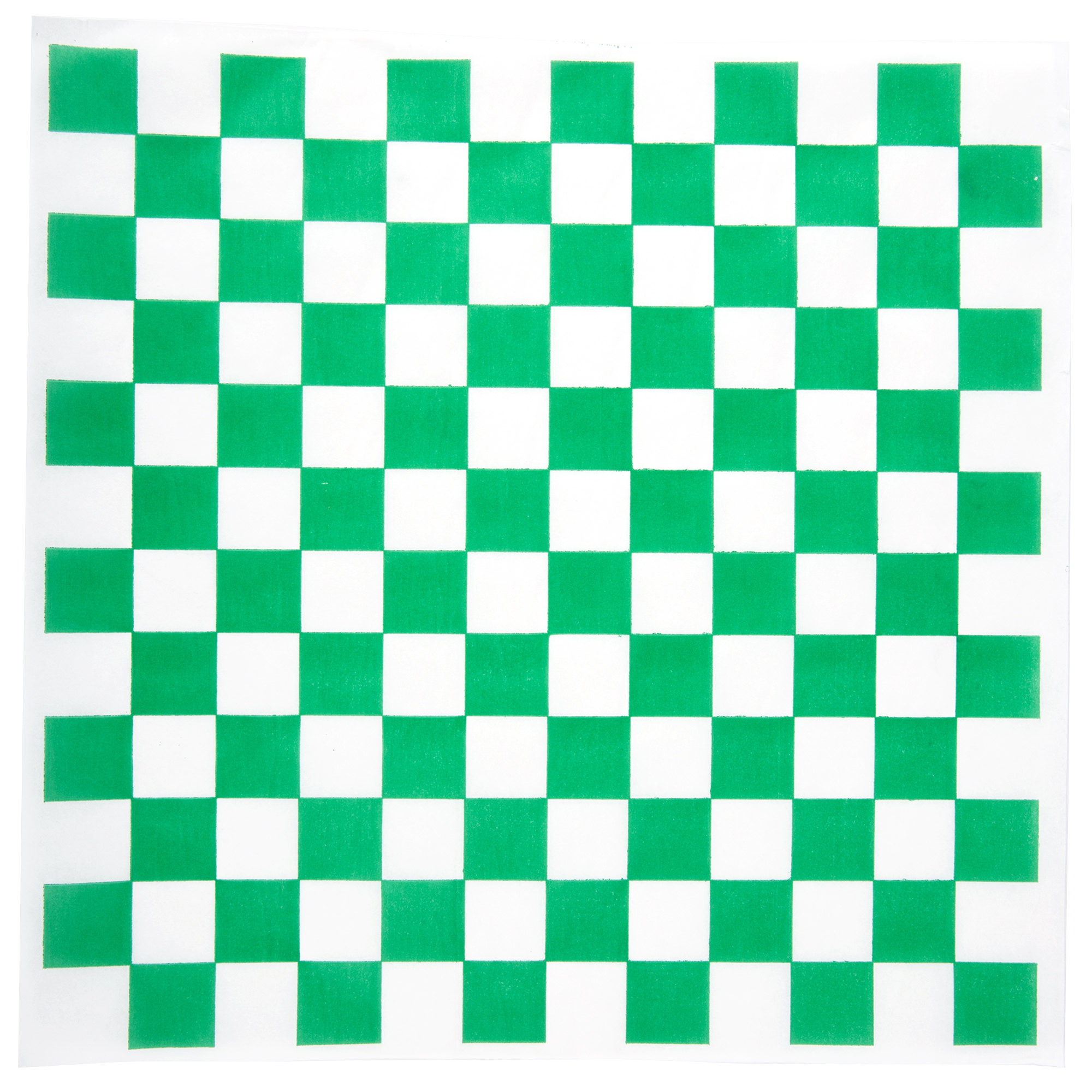 50 Green Check 12" x 12" Deli Sheets Sandwich Wrap Paper Basket Liners 